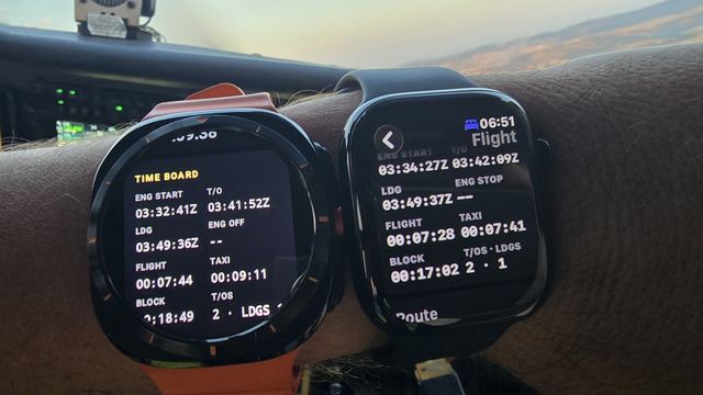 TIME BOARD — motor çalıştırma, kalkış, iniş ve blok süresi